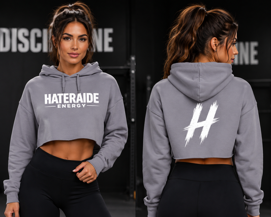 Women's Cropped Fleece Hoodie