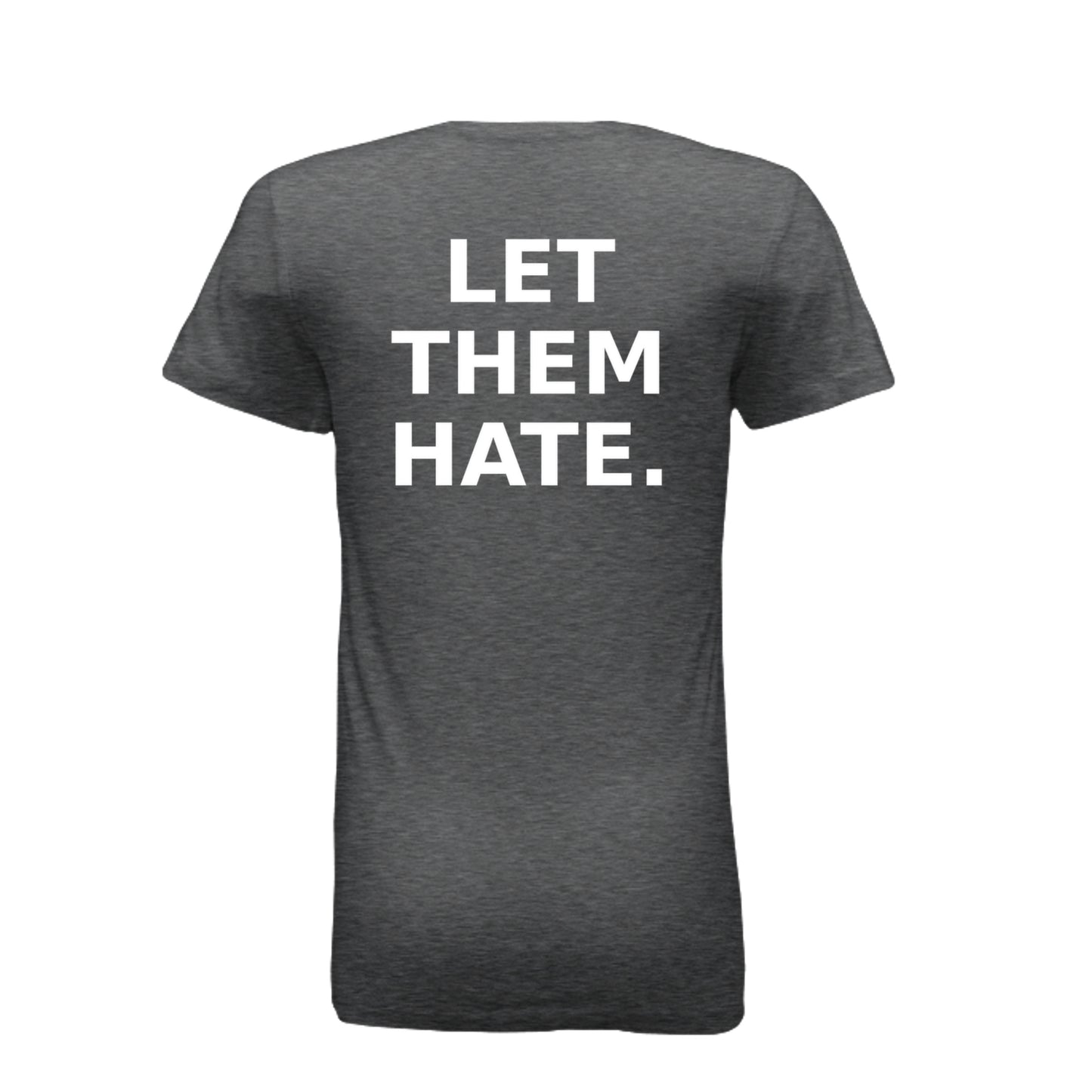 DRK GREY HEATHER - 6004 - BACK