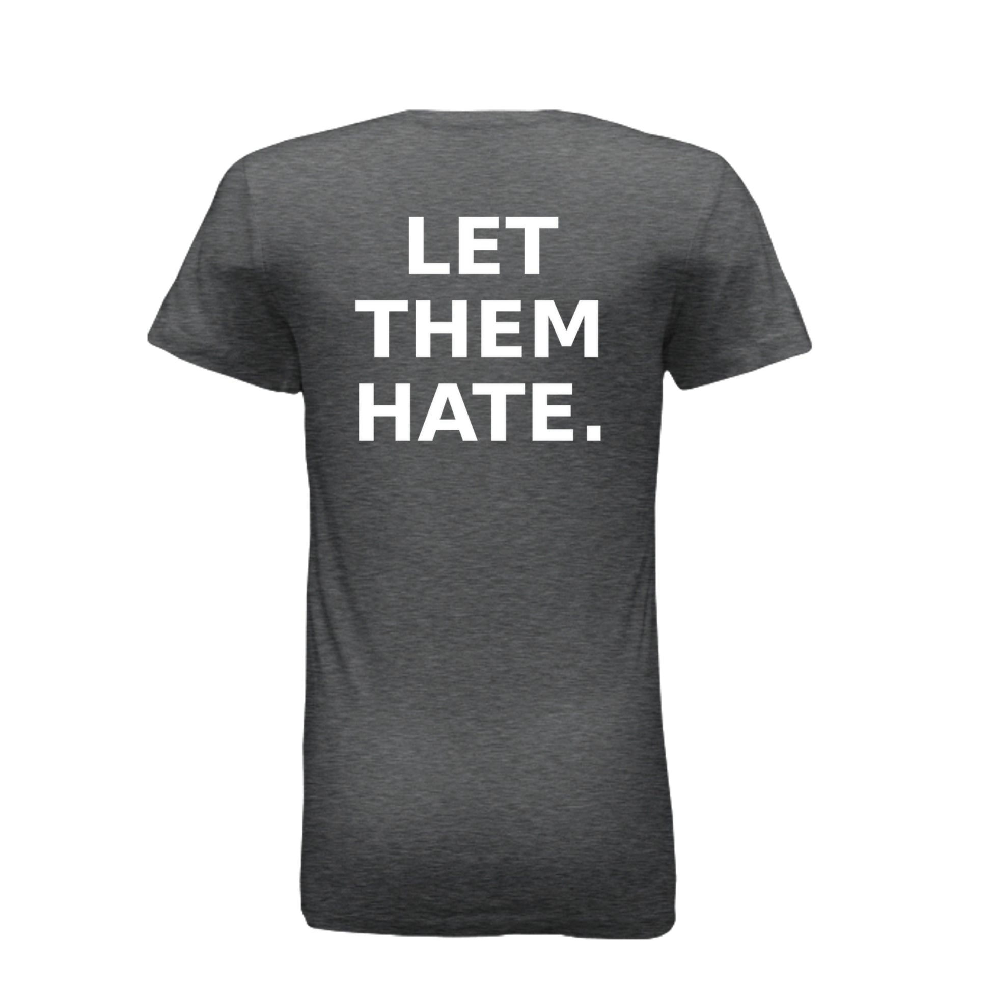 DRK GREY HEATHER - 6004 - BACK