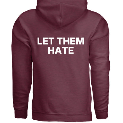 Heather Sport Dark Maroon - G185 - BACK