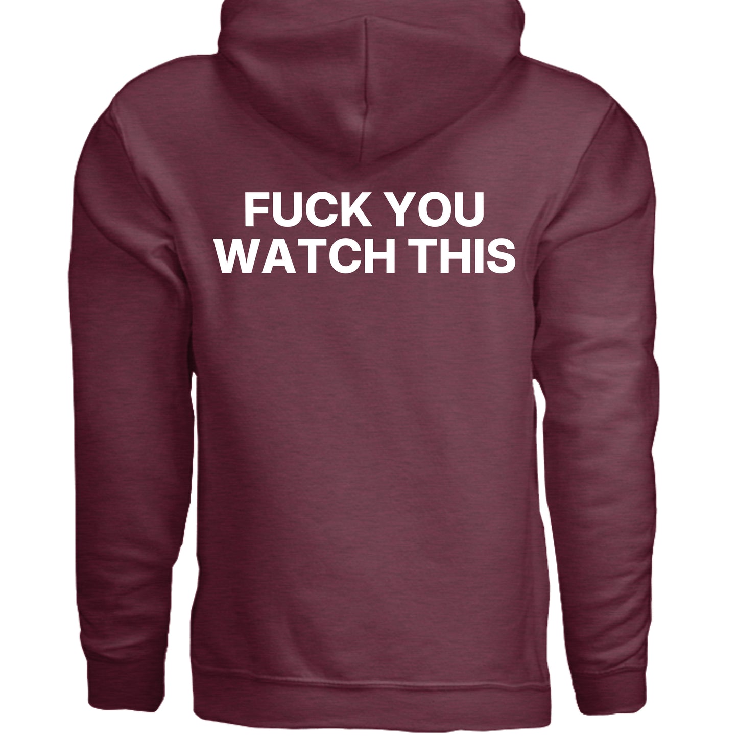Heather Sport Dark Maroon - G185 - BACK