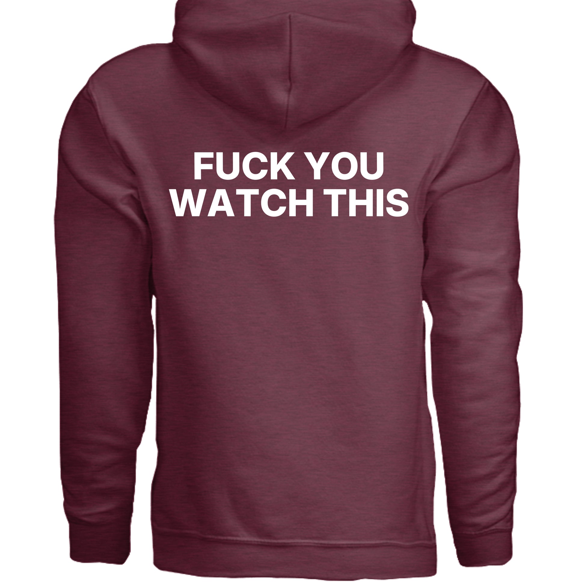 Heather Sport Dark Maroon - G185 - BACK