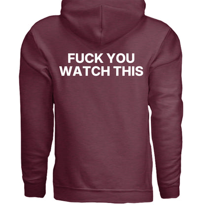 Heather Sport Dark Maroon - G185 - BACK